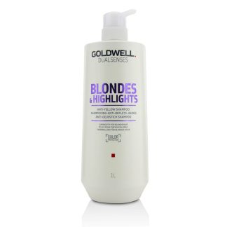 Goldwell F9C96BE9E708FBGS GOLDWELL - Dual Senses Blondes & Highlights Anti-Yellow Shampoo (Luminosity For Blonde Hair) 1000ml/338oz