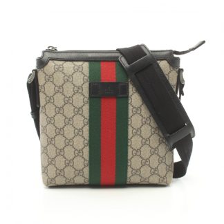 Gucci A208AACC2AB721GS Gucci GG Supreme sherry line Shoulder bag PVC leather beige multicolor