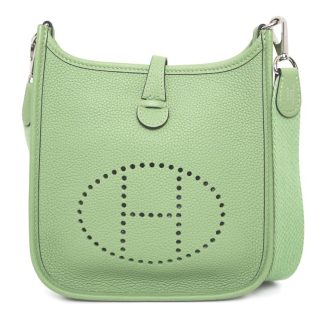 Hermès FB515ACA887E7EGS Evelyne Mint TPM Shoulder Bag