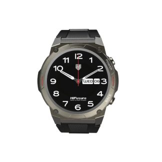 Hifuture D3ACEHL33EA703GS HiFuture FutureGo MIX2  AMOLED Touchscreen Wireless Calling Smartwatch Raven Black