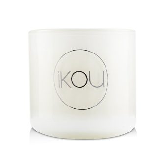 iKOU B26C3BE5B1A7B6GS IKOU - Eco-Luxury Aromacology Natural Wax Candle Glass - De-Stress (Lavender & Geranium) (2x2) inch
