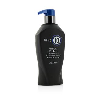 It's A 10 04760BE5E4BA7DGS IT'S A 10 - He's A 10 Miracle 3-In-1 Shampoo, Conditioner & Body Wash 295ml/10oz