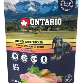 Ontario Turkey, Chicken and vegetables in broth, 300 g
