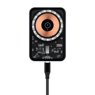 Lara 37248HL1955B59GS Transparent car wireless charger 15W magnetic wireless charging stand fast charging charger