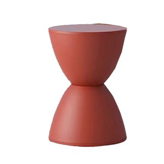 Lara 26CEFHL24145FAGS Home creative living room thickened plastic simple round low stool