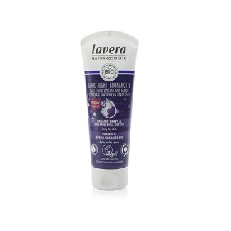 Lavera 06286BE34B80FAGS LAVERA - Good Night 2In1 Hand Cream & Mask Wirh Organic Grape & Organic Shea Butter - For Very Dry Skin 75ml/2.6oz
