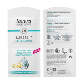 Lavera 15214BEA8FCEFDGS LAVERA - Basis Sensitiv Q10 Anti-Ageing Mask 2x5ml