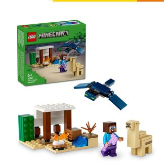 LEGO 80865THCDFFDA6GS LEGO Minecraft 21251 Steve's Desert Expedition Building Set Toys (75 Pieces)