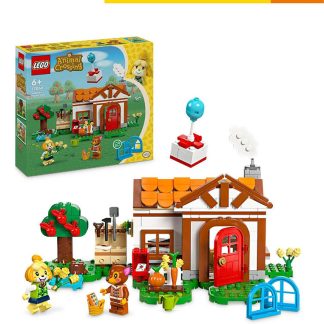 LEGO D4BB0TH307A7D5GS LEGO Animal Crossing 77049 Isabelle's House Visit Building Set Toys (389 Pieces)