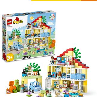 LEGO 84EA1THD4BE208GS LEGO DUPLO Town 10994 3in1 Family House Building Set Toys (218 Pieces)