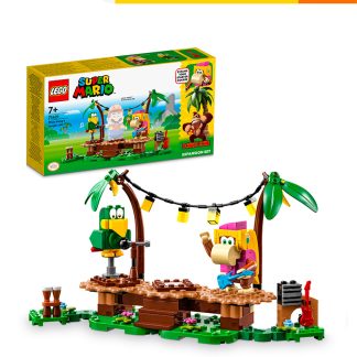 LEGO 3F51BTH2D5753BGS LEGO Super Mario 71421 Dixie Kong's Jungle Jam Expansion Set Building Set Toys (174 Pieces)