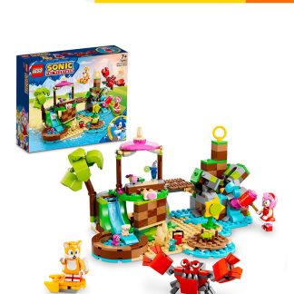 LEGO C131DTHB7D92F8GS LEGO Sonic 76992 Amy's Animal Rescue Island Building Set Toys (388 Pieces)