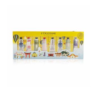 L'Occitane 5C3B2BE89C78CCGS L'OCCITANE - Provence Around The World Hand Cream Kit Of 8: (2xShea Butter + 1x Rose, Cherry Blossom, Lavender, Peony, Almond, Verbena) 30ml/1oz 8x30ml/1oz
