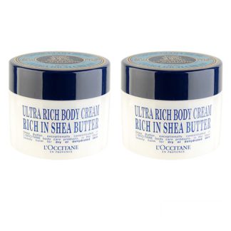 L'Occitane FB51EBE3766BAEGS 2X L'Occitane Shea Butter Ultra Rich Body Cream 7oz, 200ml