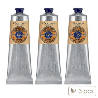 L'Occitane 1B615BE9B067FAGS 3X L'Occitane Shea Butter Foot Cream 5.2oz, 150ml