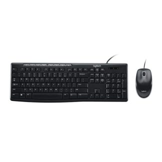 Logitech FA7CDESDF75FE0GS Logitech MK200 USB Media Desktop Combo (Keyboard and Mouse)