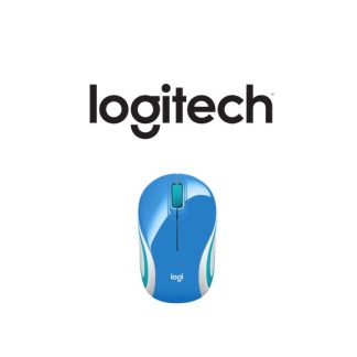 Logitech FA98AES9E3BBFBGS Logitech M187 Portable Wireless Mouse - Blue