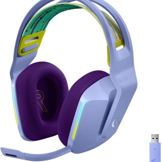Logitech G 16555ES09D6B1FGS Logitech G733 Lightspeed Wireless Gaming Headset (Lilac)