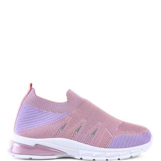 London Rag E10AFKS7F64D43GS Purple Two Tone Light Weight Kids Sneakers