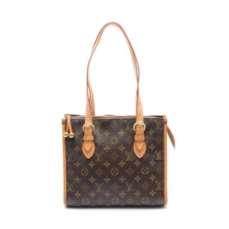Louis Vuitton A20FCAC1FE916EGS Louis Vuitton Popincourt o monogram Shoulder bag tote bag PVC leather Brown
