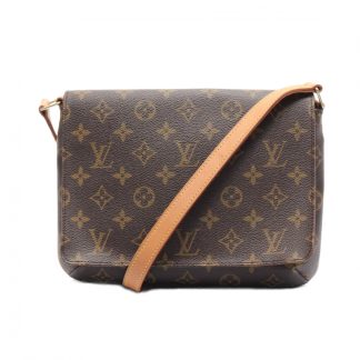 Louis Vuitton 8D911AC05F2FB8GS Louis Vuitton musette tango short strap monogram Shoulder bag PVC leather Brown