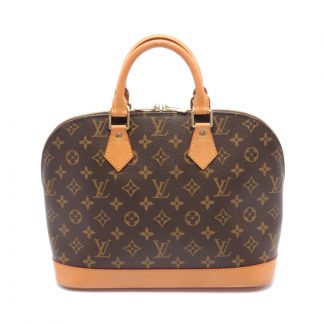 Louis Vuitton 43A40AC4E942AEGS Louis Vuitton Alma PM monogram Handbag PVC leather Brown