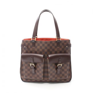 Louis Vuitton F9F59AC2E2A5BFGS Louis Vuitton Uzes Damier  ebene Handbag tote bag PVC leather Brown