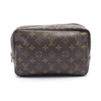 Louis Vuitton 29A2EACA2487F7GS Louis Vuitton Truth Toilette 23 monogram cosmetic pouch PVC Brown