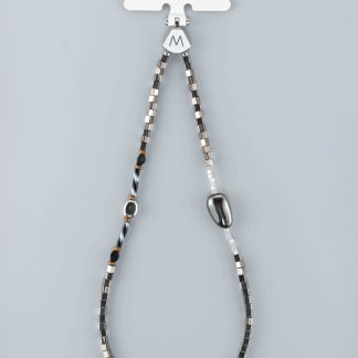 M.Craftsman 21D10AC1F9DAA9GS M.Craftsman - M.Beads Phone Bracelet (Cacao)