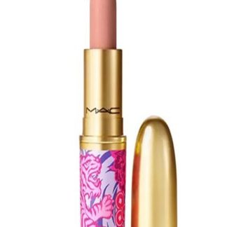 MAC 84B9FBE369B34CGS MAC ENVELOPED IN LUCK NEUTRAL PINK POWDER KISS LIPSTICK / LUNAR LUCK (unbox)