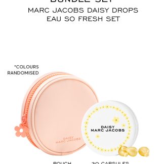 Marc Jacobs Fragrances 36BCBBE2A3B48CGS Marc Jacobs Daisy Drops Set (Daisy Drops 30 Capsules + Complimentary Daisy Pouch)