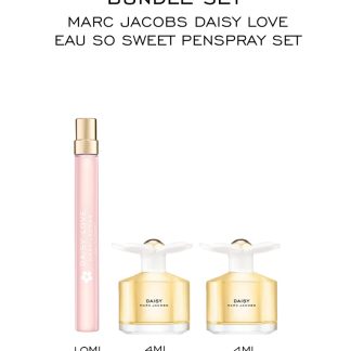 Marc Jacobs Fragrances 47F57BE7EF3753GS Marc Jacobs Fragrances Daisy Love Eau So Sweet Eau de Toilette Penspray Starter Set (Daisy Love Eau So Sweet Eau de Toilette 10ml Penspray + Daisy Eau de Toilette 4ml x2)