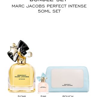 Marc Jacobs Fragrances CD8DBBEFAA4C36GS Marc Jacobs Fragrances Perfect Intense Eau de Parfum 50ml Set (Complimentary Perfect Intense Eau de Parfum 5ml + Marc Jacobs Perfect Pouch)