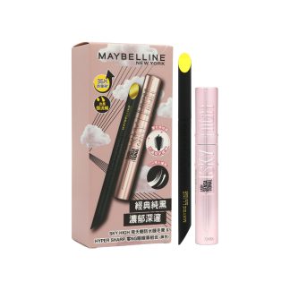 MAYBELLINE 1F011BE7B0D4A1GS Maybelline Sky High Mascara & Hyper Sharp Extreme Liner Set (2pcs) #Black