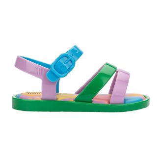 Melissa 0F639KSB376E5CGS Minimelissa Colorland Toddlers Sandals