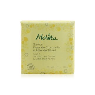 Melvita D317DBE6699ABDGS MELVITA - Soap - Lemon Tree Flower & Lime Tree Honey 100g/3.5oz.