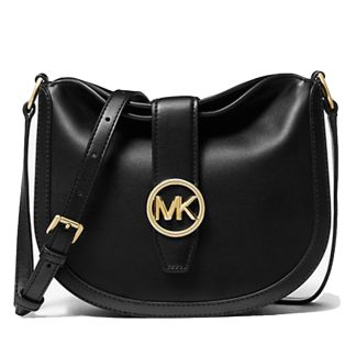 MICHAEL KORS 33515AC3680F3AGS Michael Kors GABBY SM FLDVR HOBO XBODY NON-LTHR VEGAN MATERIAL Artificial leather small women's one shoulder crossbody bag 35S3G5GC1O BLACK