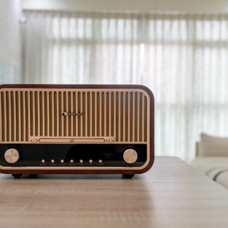 NAKAMICHI AFDECESA30C71AGS Nakamichi Heritage 820 FM Radio Clock Speaker.