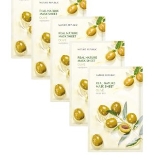 Nature Republic 36B13BE4417F72GS Bundle 5 - Real Nature Olive Mask Sheet 23ml