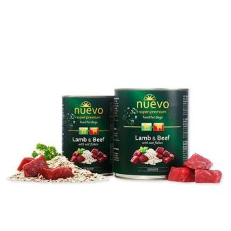 Nuevo Super Premium Lamb & Beef Senior Ar Jēru Un Liellopu Senjoriem 400 g
