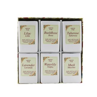 Nesti Dante 31B8CBE39669B2GS NESTI DANTE - Floral Notes Soap Set: (Lilac + BushRose + Tuberose + Lavender+ Waterlily + Musk) 6pcs