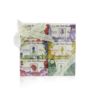 Nesti Dante 82A0FBEBB69930GS NESTI DANTE - Dei Colli Fiorentini Gift Set (#Exhilarating Papavero, #Sensual Iris, #Relaxing Lavanda, #Passional Ginestra, #Romantic Violetta, #Regenerating Cipresso) 150g/5.3oz
