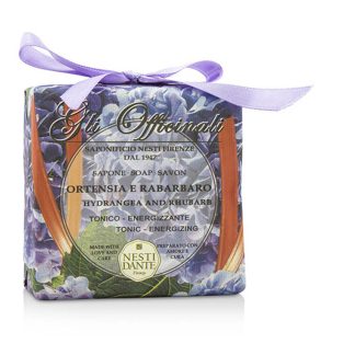 Nesti Dante 1C6DBBE4D9B0E8GS NESTI DANTE - Gli Officinali Soap - Hydrangea & Rhubarb - Tonic & Energizing 200g/7oz