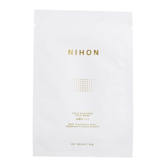 NIHON Skin A96E3BE078743EGS NIHON Gold Radiance Face Mask 1pcs
