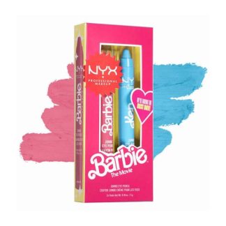 NYX AA599BE2198BE7GS Nyx Pmu Barbie Jumbo Eye Pencil Kit Pink & Blue
