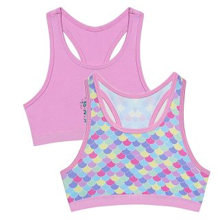 Penti 340F3KAB25EF3DGS 2 Packs Colorful Mermaid Sports Top
