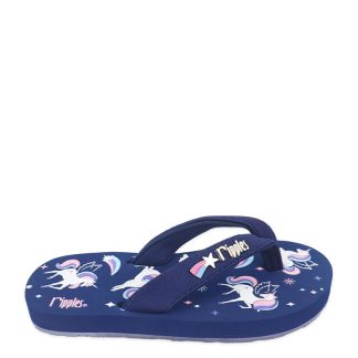 Ripples 9C8BEKSE702AB2GS Unicorn Castle Little Kids Flip Flops