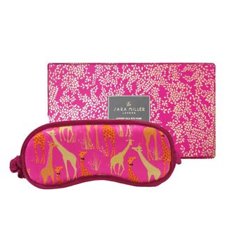 Sara Miller 20192BEA49814BGS Sara Miller London - Giraffe Silk Eye Mask (296237H)