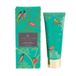 Sara Miller C58D3BEFAFA9CAGS Sara Miller London 75ml Green Birds Hand Cream - Fig, Vetiver & Grapefruit (FG8541)