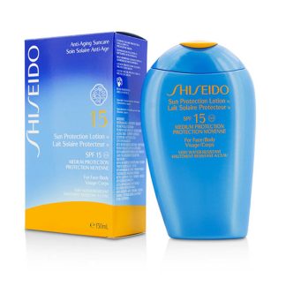 Shiseido 0B7F0BEE72CF8FGS SHISEIDO - Sun Protection Lotion N SPF 15 (For Face & Body) 150ml/5oz.